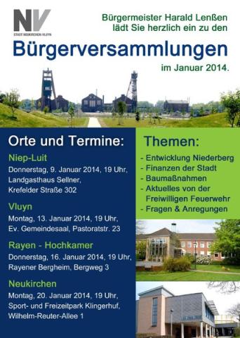 Bürgerversammlungen 2014