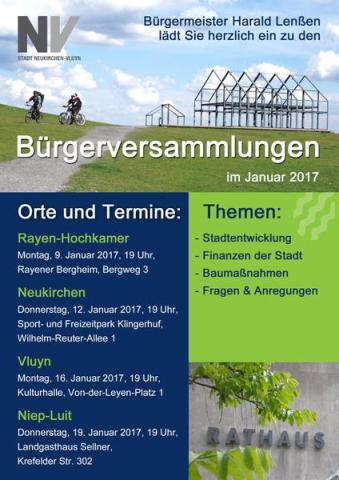 Bürgerversammlungen 2017