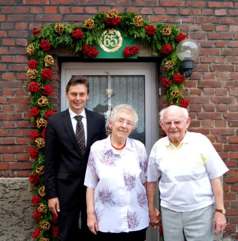 Eheleute Ernst und Erika Munzert feiern Eiserne Hochzeit