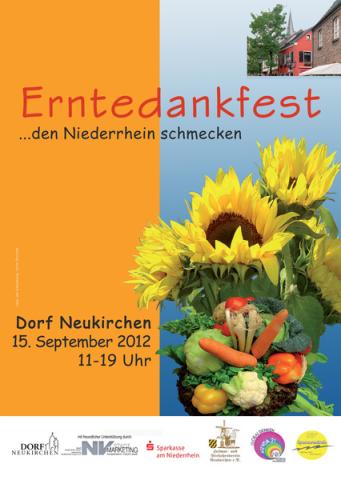 Plakat Erntedankfest 2012