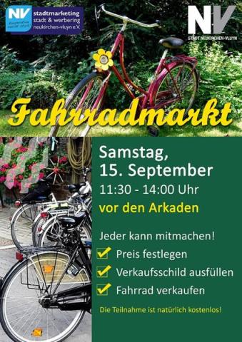 Fahrrad-Trödelmarkt in Neukirchen-Vluyn