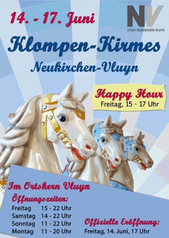 Plakat Vluyner Klompen-Kirmes