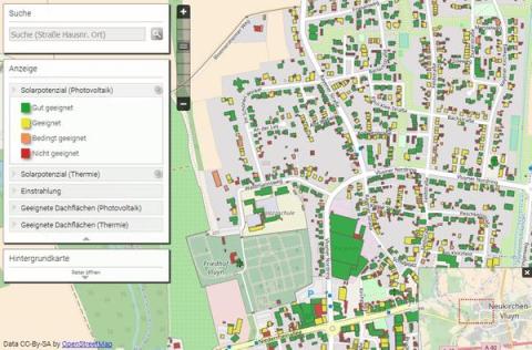 Solardachkataster Neukirchen-Vluyn