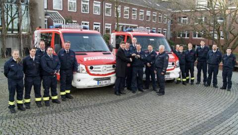 Zwei neue Fahrzeuge für die Löschzüge in Neukirchen und Vluyn