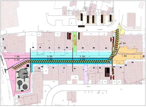 Bauabschnitte Neugestaltung Vluyner Platz