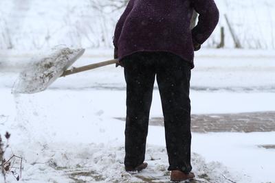 Winterdienst auf Gehwegen